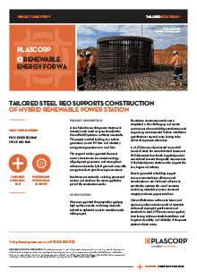 Concrete reinforcing, Reo bar, Mt Weld project by Plascorp, Western Australia